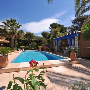 Villa de 5 chambres avec piscine privee terrasse amenagee et wifi a Carqueiranne a 5 km de la plage Exterior photo