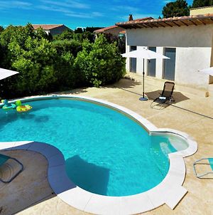 Awesome Home In Aramon With Wifi, Private Swimming Pool And Outdoor Swimming Pool Exterior photo