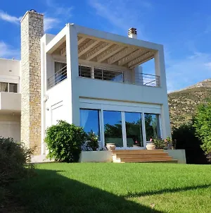 Villa With Aegean Views Akhladherí Exterior photo