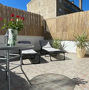 Centre Carcassonne Apartment With Private Sunny Terrace Exterior photo