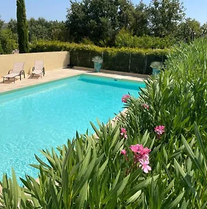 Villa proche d'Uzès-Nîmes et Avignon avec Piscine Privée non partagée Martignargues Exterior photo