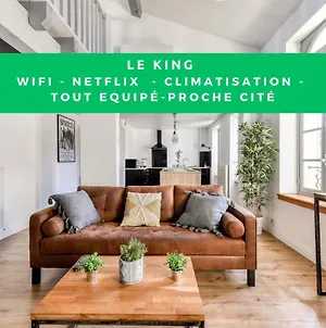El King - Central - Tout A Pied - Wifi -Netflix Carcassonne Exterior photo