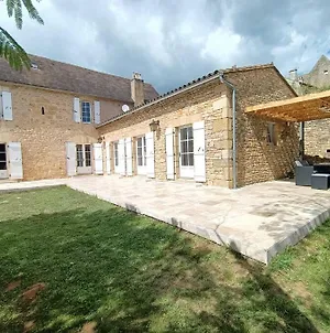 Maison En Pierre Avec Piscine Saint-Andre-d'Allas Exterior photo