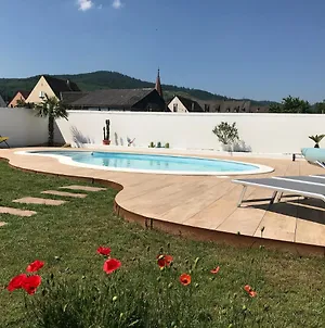 Alsacebnb - Gîte 12 personnes dans le vignoble - Piscine privée chauffée&Spa Ammerschwihr Exterior photo