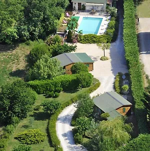 Chalet de 2 chambres avec piscine partagee jardin clos et wifi a Potelières Exterior photo
